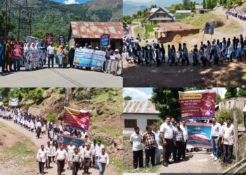 Nasha Mukt Campaign: 33 Panchayats across Ramban organizes Anti-Drug Padyatra