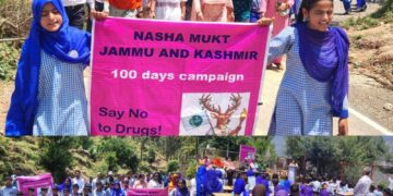 Distt admin Ramban organises Anti-Drug Awareness Padyatra at Maitra