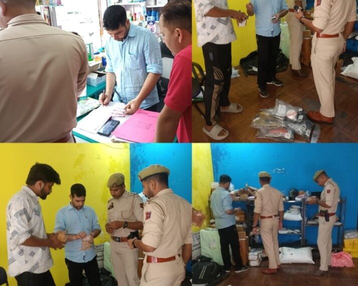 Drug Control Officer, Police inspect courier services in Ramban to curb trafficking