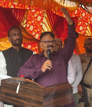 Rana lays foundation stone for Rs 3.35 cr Helipad, waiting lounge at Qasab, Mendhar