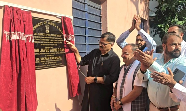 Rana inaugurates ₹6.53 cr water project in Channi Himmat, Bahu