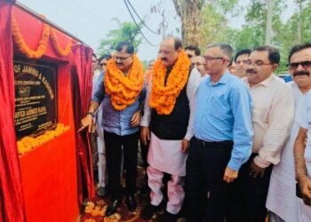 Rana lays foundation stone for ₹594 cr WSS Samba under AMRUT; inaugurates 6 rural WSS