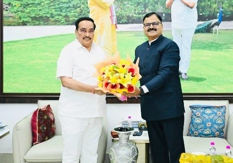 Javed Rana calls on Union Jal Shakti Minister C.R. Patil