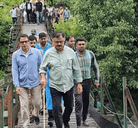 Javed Rana Visits Landslide-Hit Nandi Chool, Offers Support