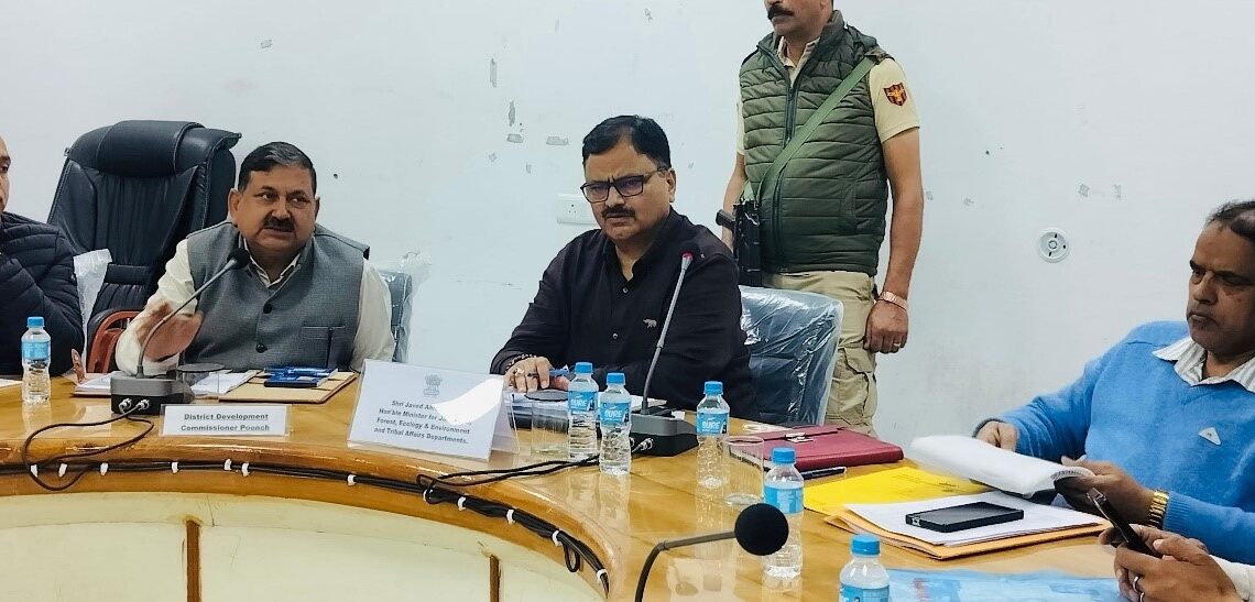 Rana chairs distt review meet at Poonch