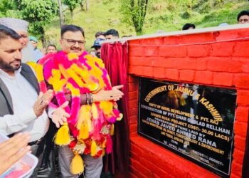 Rana lays foundation stone for Panchayat Ghar at Gholad Relhan