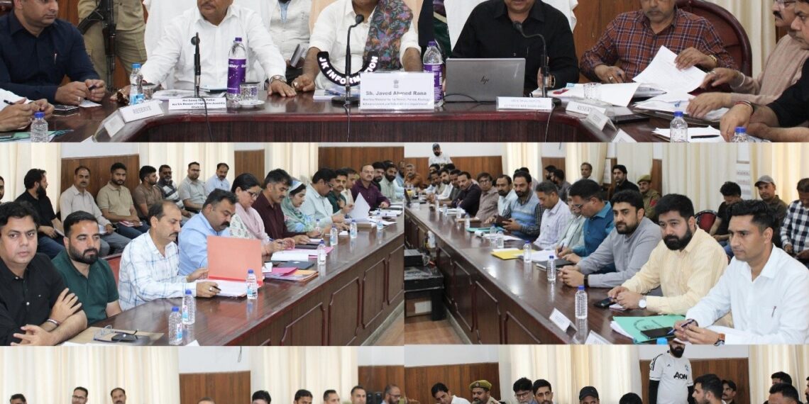 Rana reviews development works at Bhaderwah, Emphasises transparency & timely execution of projects