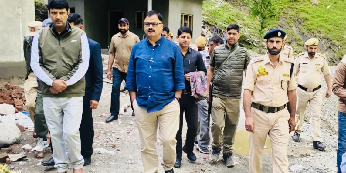 Javed Rana inspects Eco Hut project at Chatta Pani, Poonch