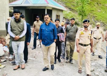 Javed Rana inspects Eco Hut project at Chatta Pani, Poonch