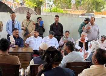 Rana reviews departmental performance at Mendhar Sub-Division