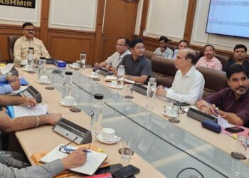 Javed Rana reviews PHE, I&FC functioning in Jammu Division