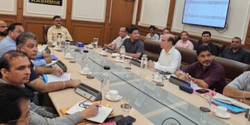 Javed Rana reviews PHE, I&FC functioning in Jammu Division