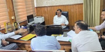 Javed Rana reviews pending verification of PMGSY works in Mendhar