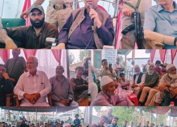 Rather holds public outreach camp at Banderpora Kremshore, assures priority redress of public issues