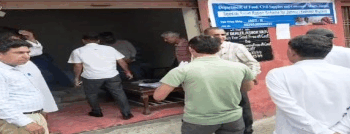 Team of Officers visits Migrant camps to review Ration distribution under SRRS