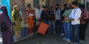 RAWE Students Visit Progressive Woman Farmer at Bakiahkar, Handwara