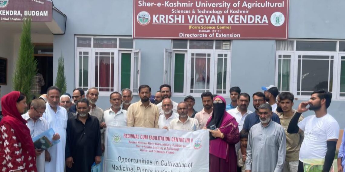 RCFC NR-II organizes: Training Prog on Medicinal Plant Cultivation at KVK Budgam