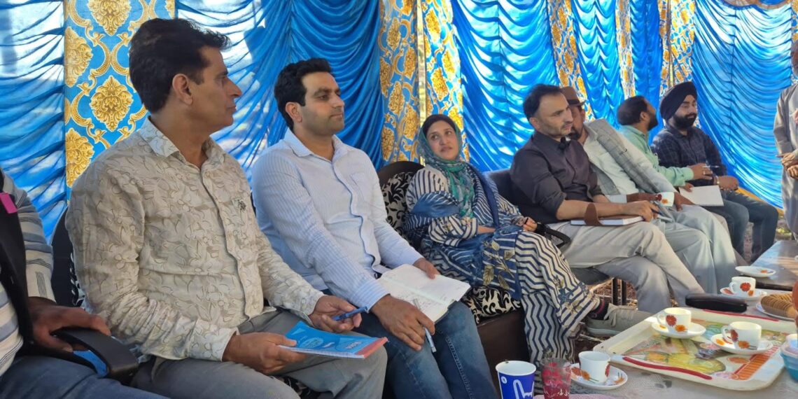 Director RDD Jammu visits vibrant villages Namblan, Chitti Bakri; reviews development initiatives    