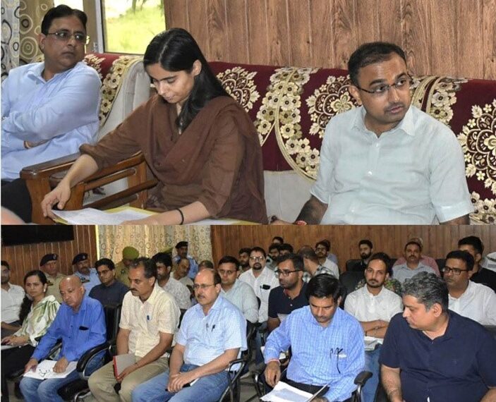 Div Com Jammu reviews Shrawan Mahotsav arrangements at Shiv Khori Shrine