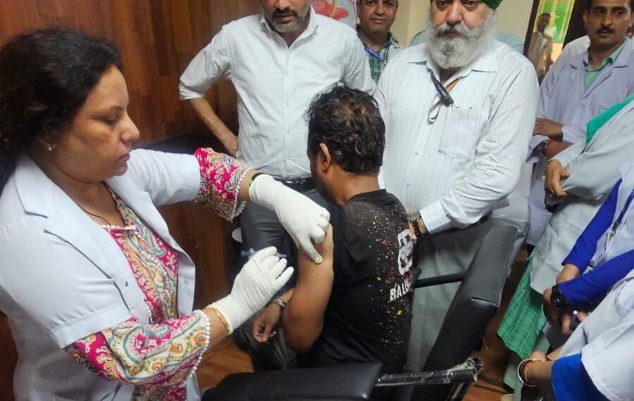 World Hepatitis Day: Mega screening camp held at Government Hospital Gandhi Nagar