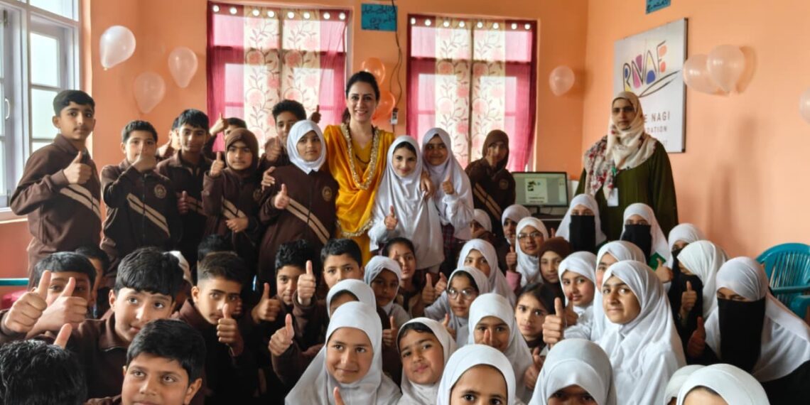 Rouble Nagi Art Foundation Inaugurates Three Computer Centres in Kashmir