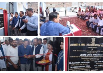 Border belt gets modern veterinary infra: Javid Dar inaugurates Sub-Divisional Veterinary Hospital at R S Pura