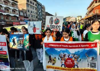 Run for Health, Walk for Change: Srinagar’s Youth Unites for Nasha Mukt J&K