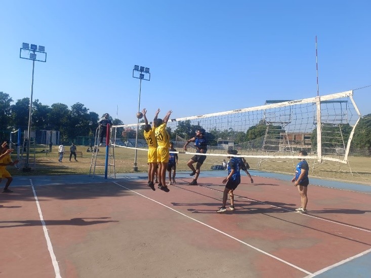 Inter-Collegiate Volleyball (Men) Tournament Inaugurated at Jammu University