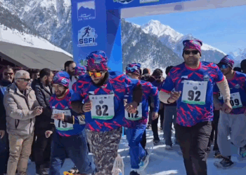  Sonamarg hosts 10th National Snow Shoe Championship