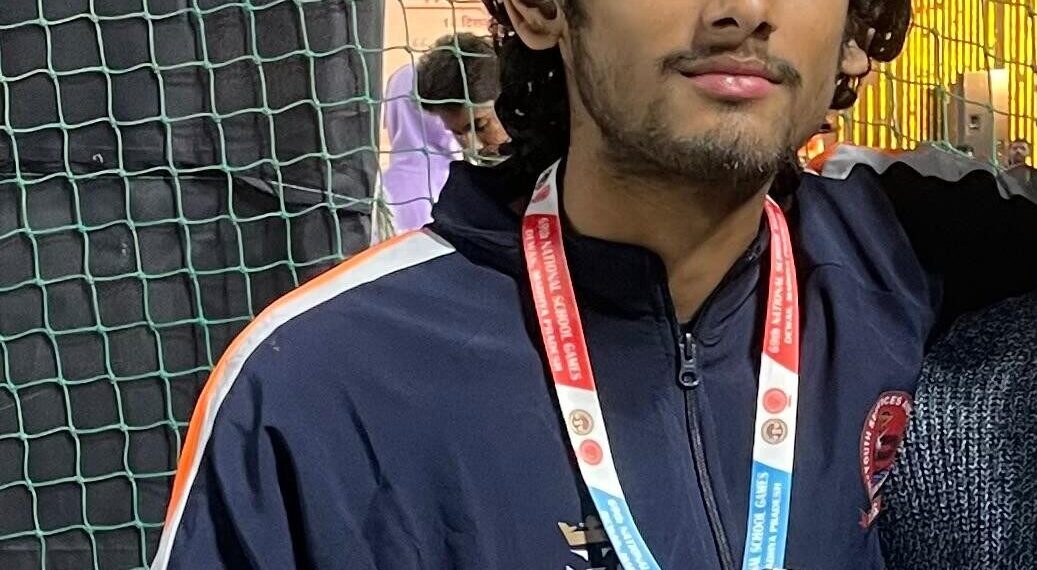 J&K teen Madhavendra Singh shines at National School Games, bags Silver in Soft Tennis