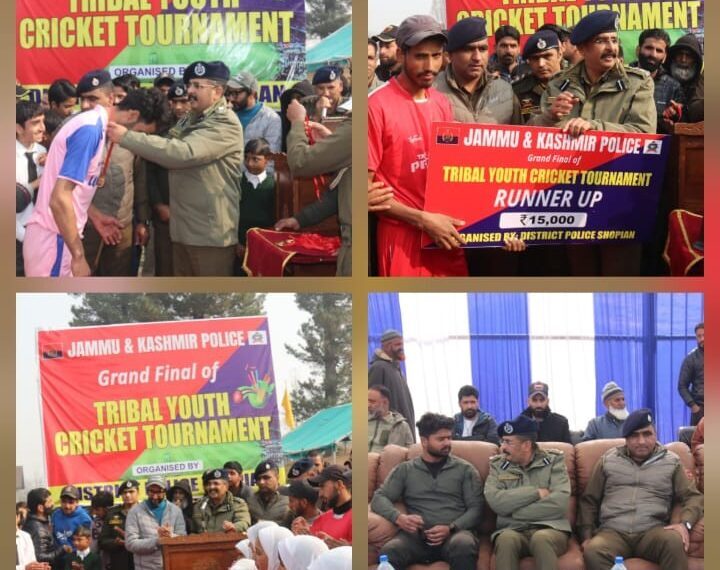 Tribal Youth Cricket Tournament Organised by Shopian Police Concluded