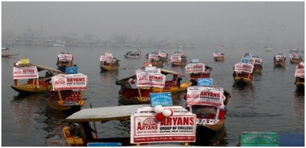 DC Srinagar flags-off Shikara Race at Dal Lake