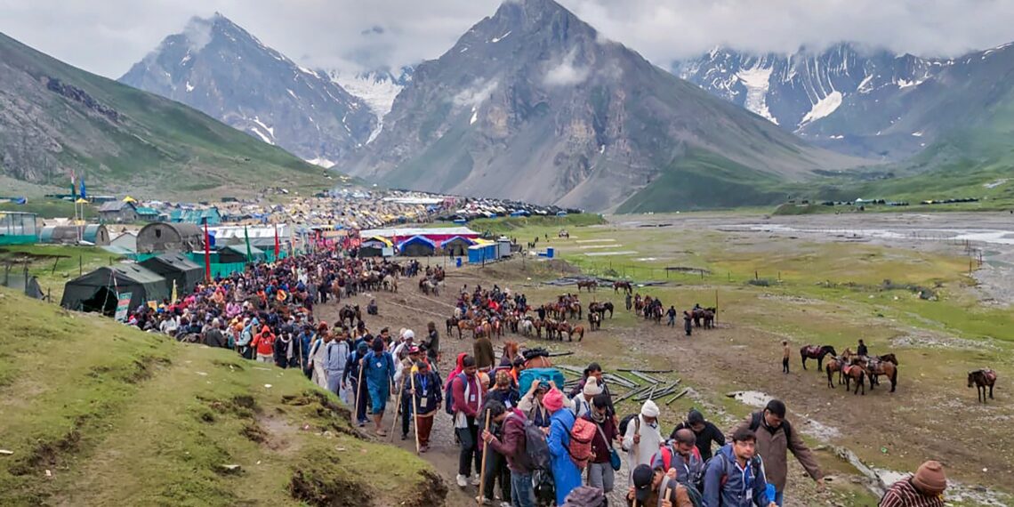 Amarnath Yatra to remain suspended from Aug 9 due to Rains, Track Repairs