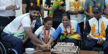 SAI Regional Centre Gandhinagar Felicitates Asian Para Games 2026 Medallists And Coaches