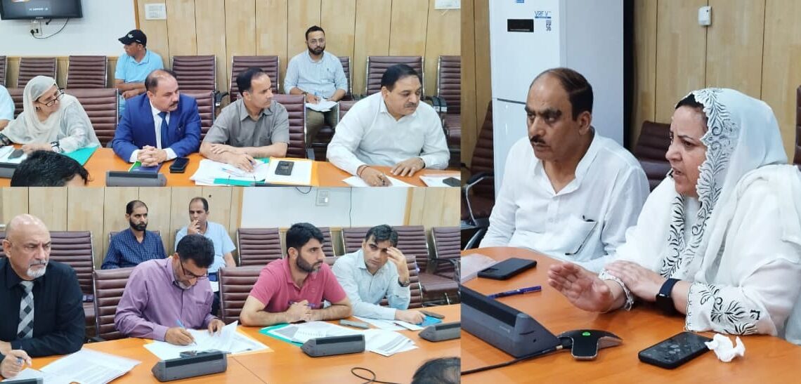 Sakeena Itoo reviews development scenario of Khan Sahib Constituency