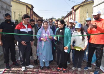 Sakeena Itoo inaugurates two days Annual Sports Meet of GMC Srinagar