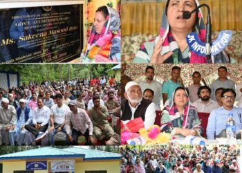 Sakeena Itoo inaugurates new AYUSH building at Khaloora, D.H. Pora