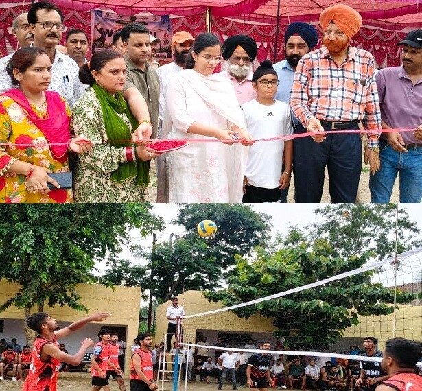DC Samba inaugurates Inter-Block District Level Volleyball Tournament 2026 at Ramgarh