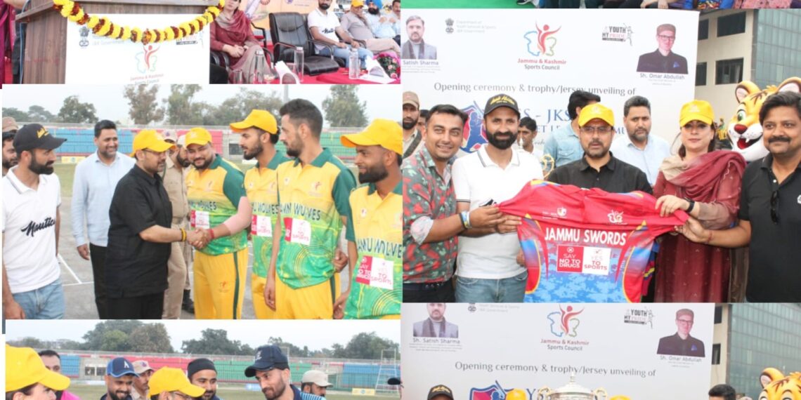Satish Sharma inaugurates YSS–JKSC Cricket League; hails Ranji Triumph