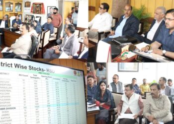 Satish Sharma reviews petroleum stock position in J&K, Directs uninterrupted supply