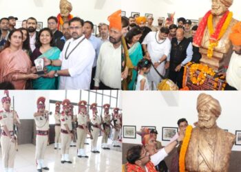 Satish Sharma unveils General Zorawar Singhs’ bust; pays tributes on legend s’ birth anniversary