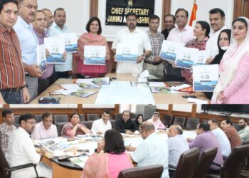 Satish Sharma releases Coffee Table Book on IEC activities, unveils S&T deptts’ annual IEC calendar 2026