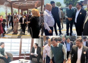 Satish Sharma Meets Union Minister Dr. Mansukh Mandaviya in Srinagar