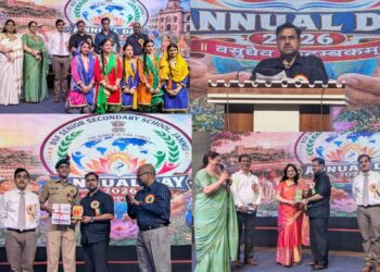 Satish Sharma attends school annual day; urges youth to lead with discipline, purpose