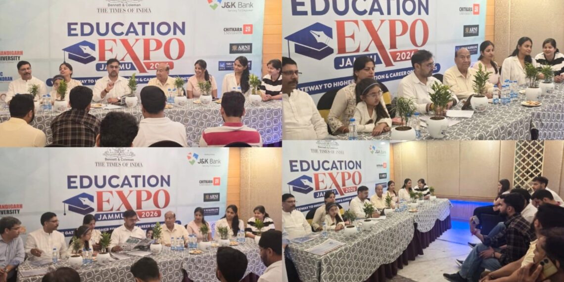 Satish Sharma attends Education Expo Jammu; exhorts youth to embrace education, sports