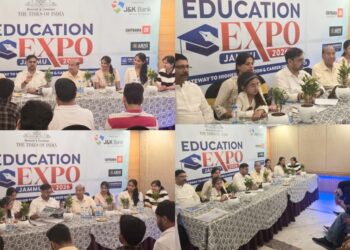 Satish Sharma attends Education Expo Jammu; exhorts youth to embrace education, sports