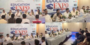 Satish Sharma attends Education Expo Jammu; exhorts youth to embrace education, sports