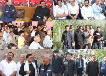 Satish Sharma reviews Muharram preparations across Srinagar city
