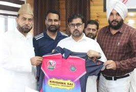 Satish Sharma launches Hyderabad Hawks Jersey, reaffirms commitment to Para Sports promotion in J&K