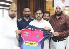 Satish Sharma launches Hyderabad Hawks Jersey, reaffirms commitment to Para Sports promotion in J&K